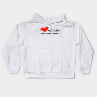 I love my island North Captiva T-shirts Kids Hoodie